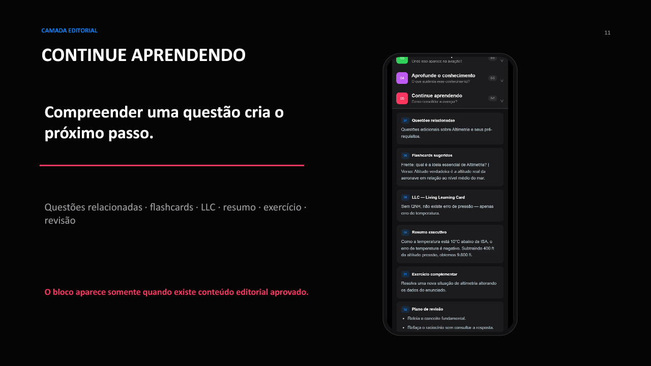 Camada Continue aprendendo